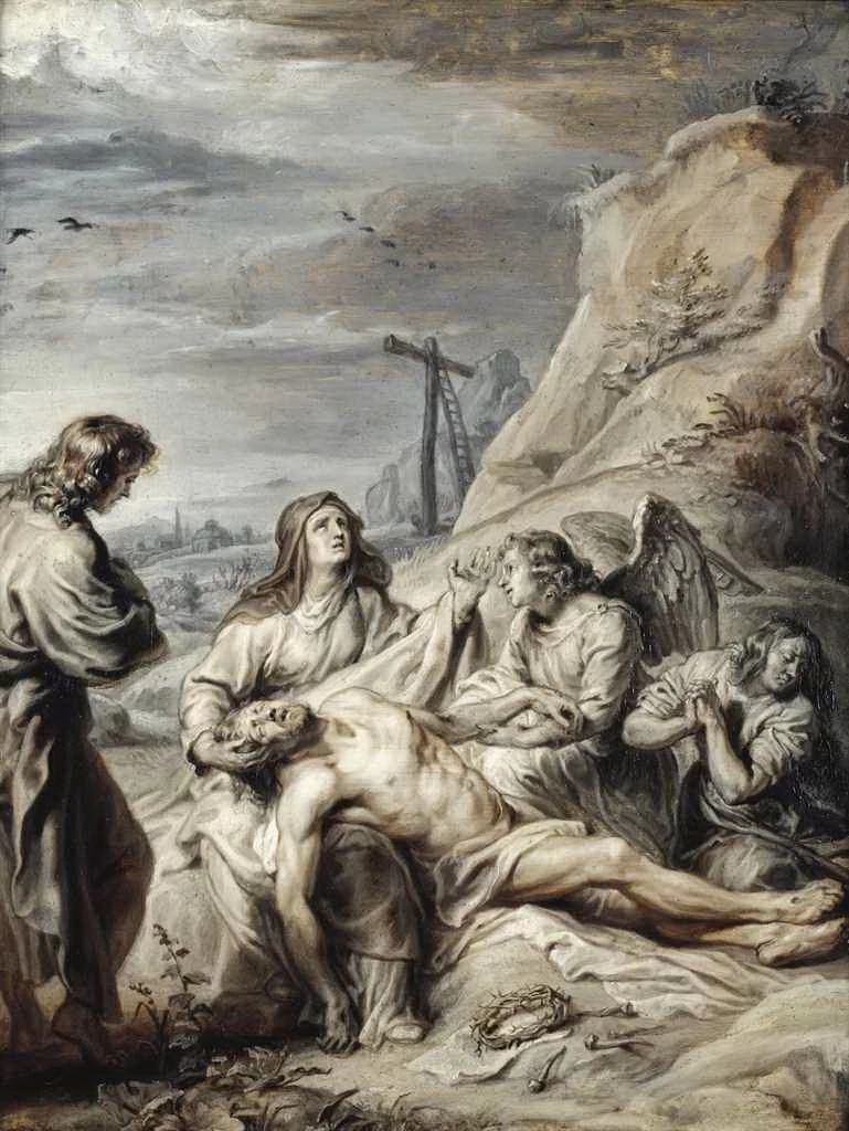 Studio per la lamentazione sul corpo di cristo